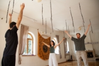 Picture of Taoist yoga 'Qigong' for two